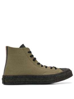 Converse: Зелёные кроссовки  Chuck Taylor All Star