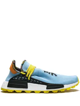 adidas: Голубые кроссовки  Solar Hu