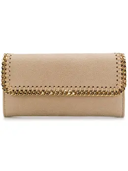 Stella McCartney: Бежевый кошелёк  Falabella