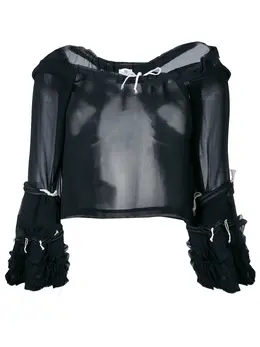 Comme Des Garçons Pre-Owned: Прозрачная блуза 