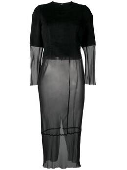 Comme Des Garçons Vintage: Прозрачное платье 