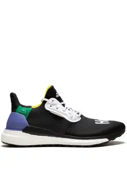 adidas: Чёрные кроссовки  Solar Hu Glide