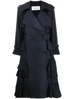 Valentino: Двубортный плащ 