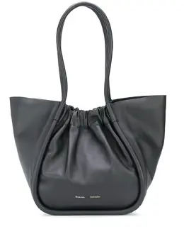 Proenza Schouler: Чёрная сумка-шоппер  L