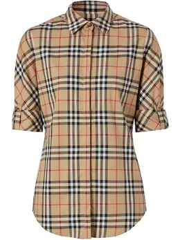 Burberry: Винтажная рубашка  Vintage Check