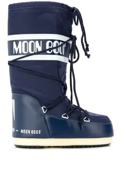 Moon Boot: Голубые ботинки 