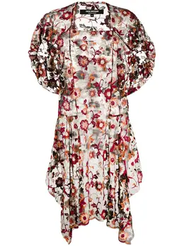 Junya Watanabe Comme des Garçons Pre-Owned: Платье с растительным принтом 