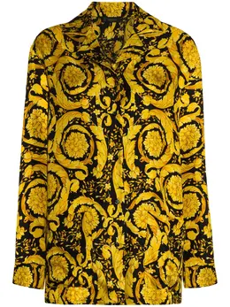 Versace: Рубашка  Baroque с принтом