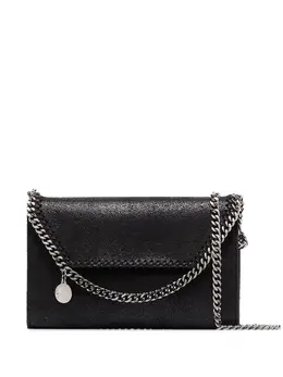 Stella McCartney: Чёрная сумка через плечо  Falabella