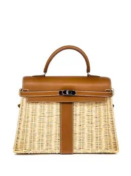 Hermès: Бежевая сумка 