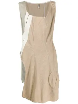 Comme Des Garçons Pre-Owned: Бежевое платье 