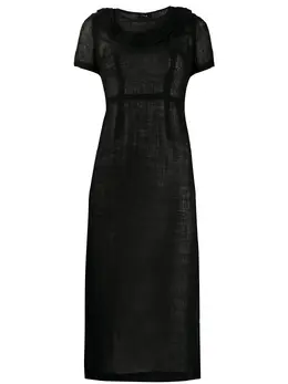 Comme Des Garçons Pre-Owned: Платье с оборками 