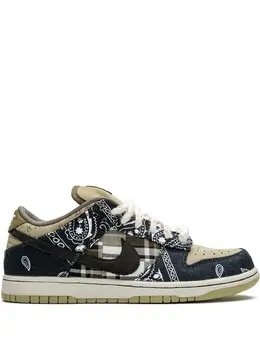 Nike: Бежевые кроссовки  SB Dunk Low