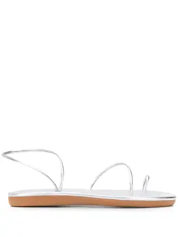 Ancient Greek Sandals: Серебристые сандалии  Kansiz