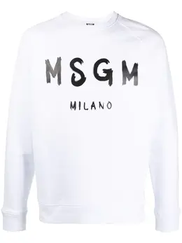 MSGM: Белый свитшот 