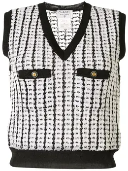 Chanel Pre-Owned: Трикотажный жилет 