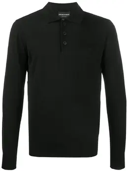 Emporio Armani: Поло с длинным рукавом 