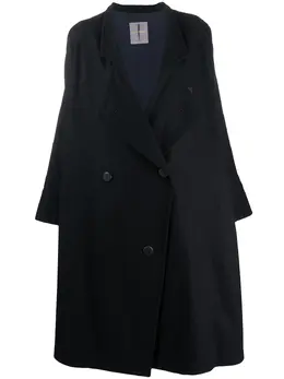 Issey Miyake Pre-Owned: Двубортное пальто 