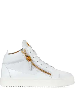 Giuseppe Zanotti: Белые кроссовки  Kriss