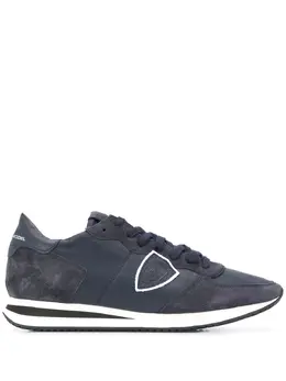 Philippe Model Paris: Синие кроссовки  Trpx Veau