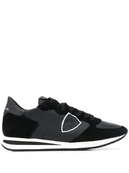Philippe Model Paris: Чёрные кроссовки  Trpx Veau