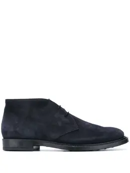 Tod's: Синие ботинки 