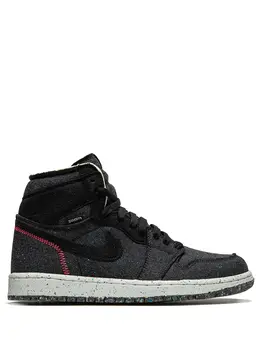 Jordan: Чёрные кроссовки  Air Jordan 1 Zoom