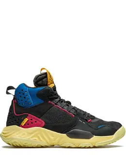 Jordan: Чёрные кроссовки  Delta Mid