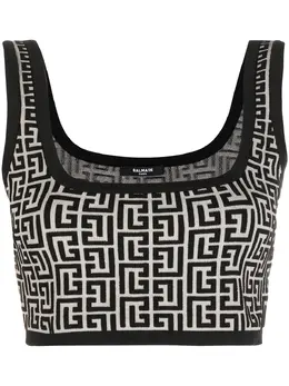 Balmain: Жаккардовый жилет 