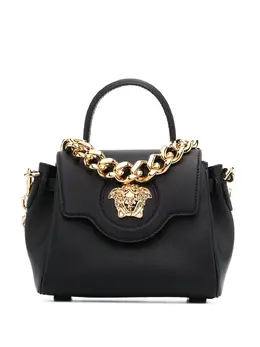 Versace: Чёрная сумка на руку  La Medusa