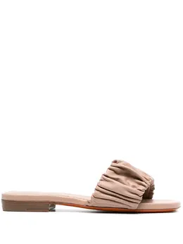 Santoni: Розовые сандалии 