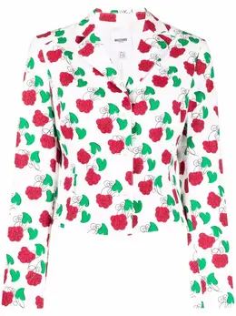 Moschino Pre-Owned: Жакет с растительным принтом 