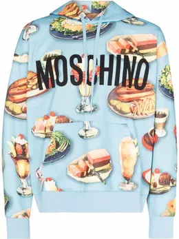 Moschino: Толстовка с принтом 