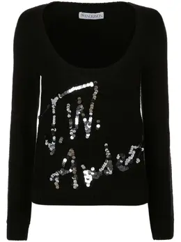 JW Anderson: Чёрный свитер 