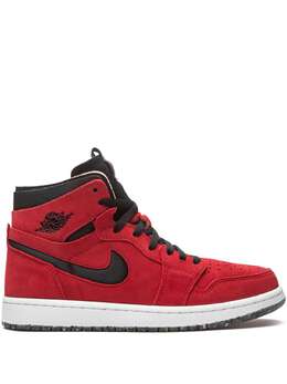Jordan: Красные кроссовки  Air Jordan 1 Zoom