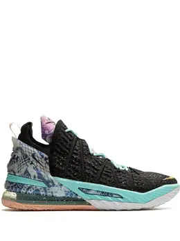Nike: Чёрные кроссовки  Lebron 18