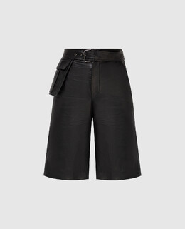 Brunello Cucinelli: Кожаные шорты 