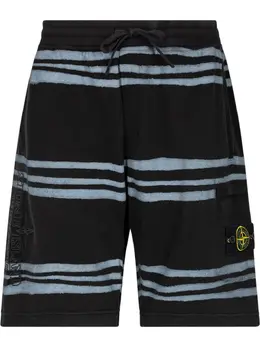 Supreme: Шорты  Stone Island в полоску