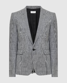 Saint Laurent: Пиджаки из шерсти 
