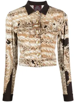 John Galliano Pre-Owned: Куртка с принтом 