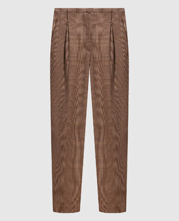 Brunello Cucinelli: Коричневые брюки 