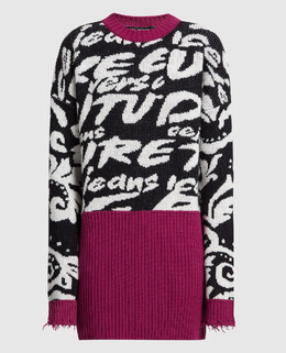 Versace Jeans Couture: Платье-свитер 
