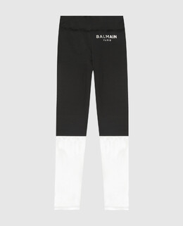Balmain: Чёрные легинсы 