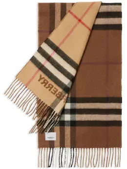 Burberry: Двухцветный шарф 