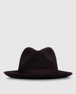 Borsalino: Бордовая шляпа 