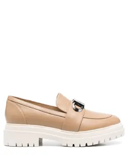 Michael Michael Kors: Коричневые лоферы 