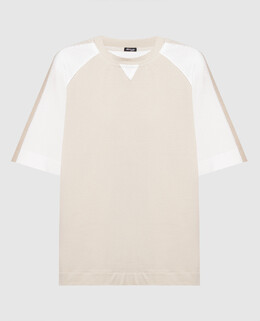 Kiton: Бежевая футболка 