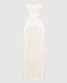 Ermanno Scervino: Бежевое платье 