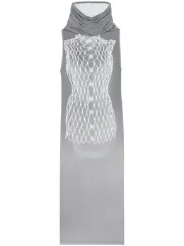 MM6 Maison Margiela: Платье без рукава 