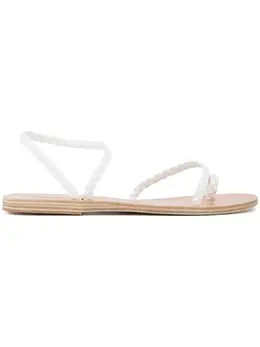 Ancient Greek Sandals: Белые сандалии  Eleftheria